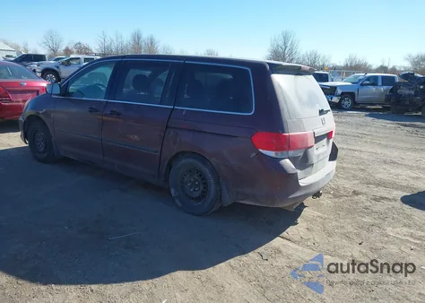 2009 Honda Odyssey Lx z USA, uszkodzony, nr VIN 5FNRL38229B039533
